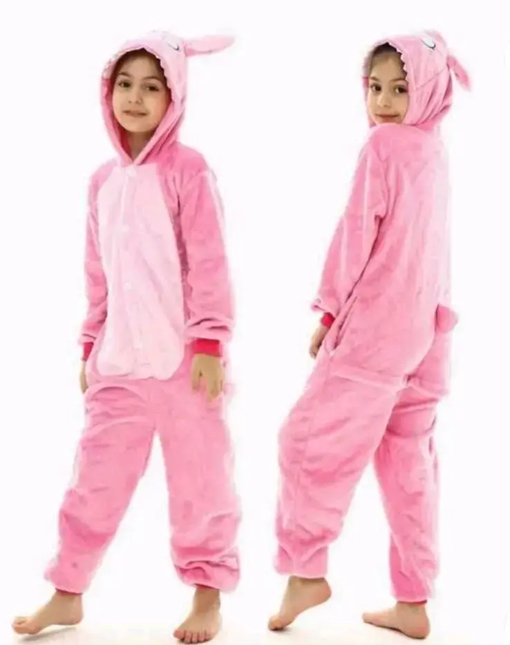 Pijama Entero stitch rosado talla 10 - 3