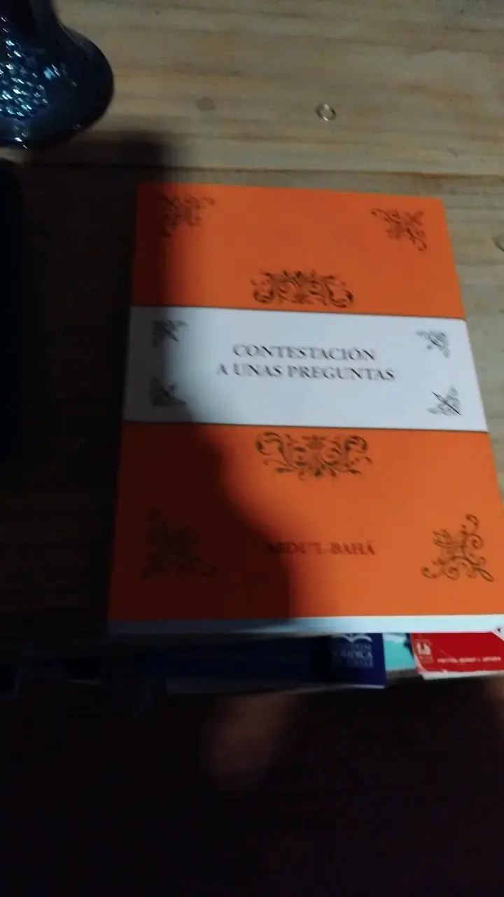 Libro 'Contestación a Unas Preguntas' de Abdul-Bahá