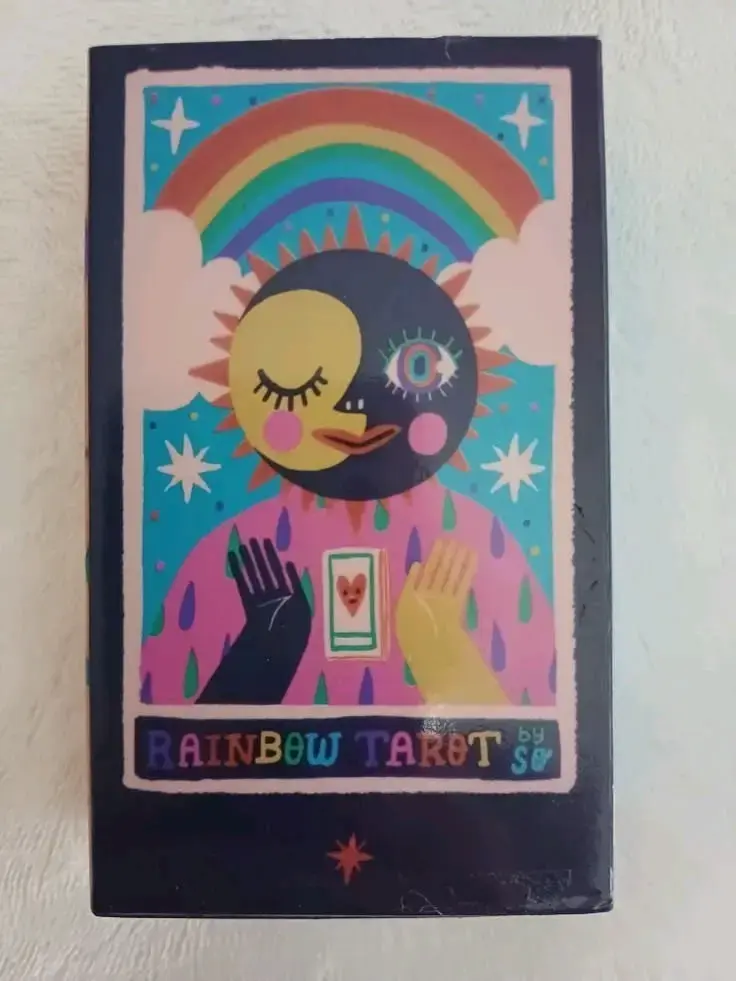 Set de Tarot Arcoíris con Tapete y Bolsa - 2