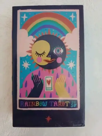 Set de Tarot Arcoíris con Tapete y Bolsa - miniatura 2