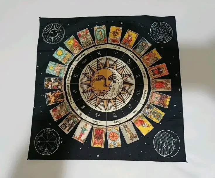 Set de Tarot Arcoíris con Tapete y Bolsa - 4