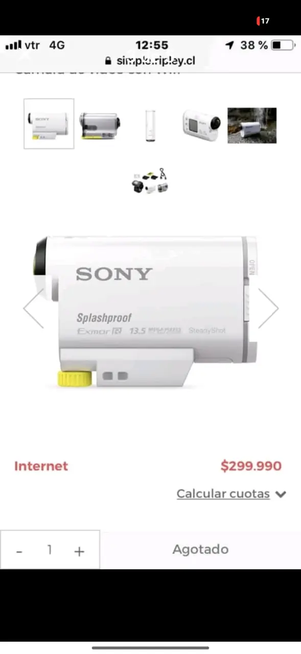 Cámara de Acción Sony con WiFi y Resistencia al A - 2