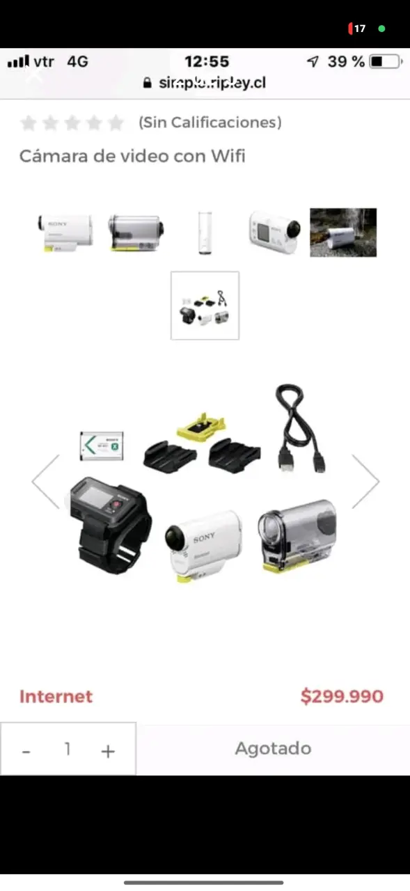 Cámara de Acción Sony con WiFi y Resistencia al A - 5