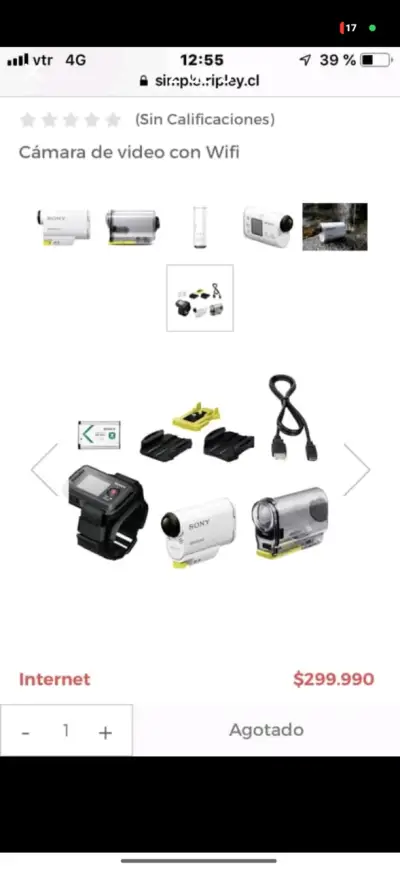 Cámara de Acción Sony con WiFi y Resistencia al A - miniatura 5