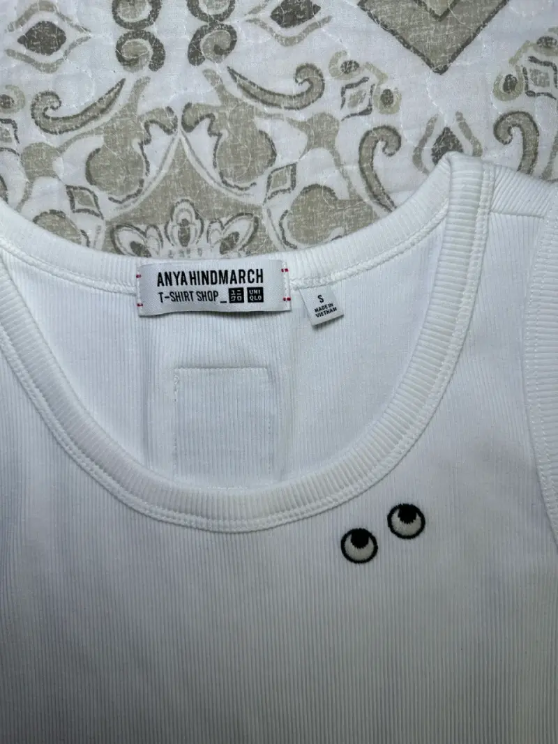 Top Anya Hindmarch x UNIQLO blanco talla S - 2