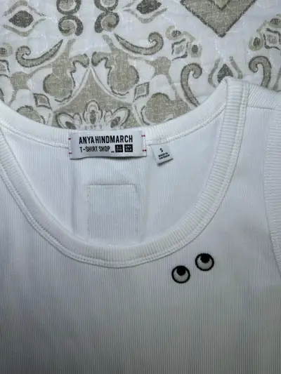 Top Anya Hindmarch x UNIQLO blanco talla S - miniatura 2