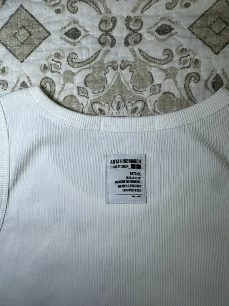 Top Anya Hindmarch x UNIQLO blanco talla S - 3