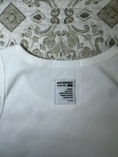 Top Anya Hindmarch x UNIQLO blanco talla S - miniatura 3