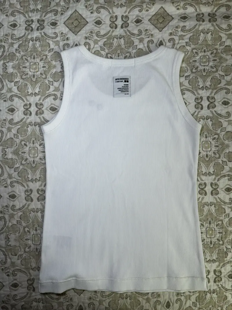 Top Anya Hindmarch x UNIQLO blanco talla S - 4