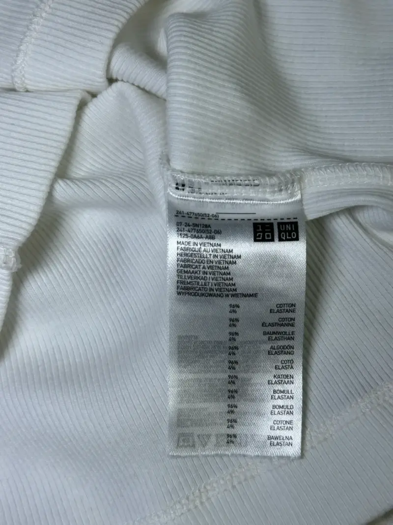 Top Anya Hindmarch x UNIQLO blanco talla S - 5