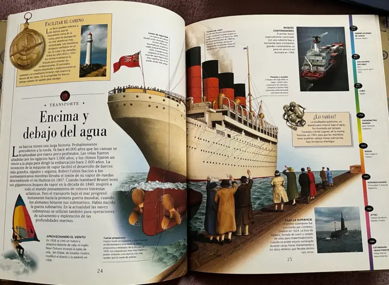 Libro 'Grandes Inventos' de la colección Descubrimientos - 2