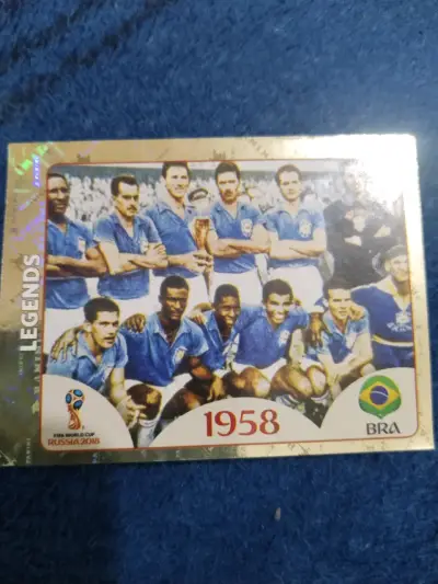 Cromo Panini Leyendas Brasil 1958 Mundial 2018 - miniatura 1