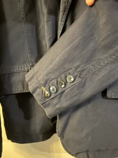 Blazer azul marino para hombre Basement - miniatura 4