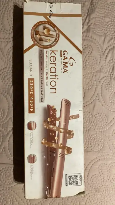 Plancha de Pelo Gama Keration Elegance Rosada - miniatura 1