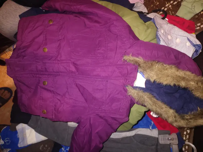 Chaqueta de cuadros para niño en tonos azules y blancos - 2