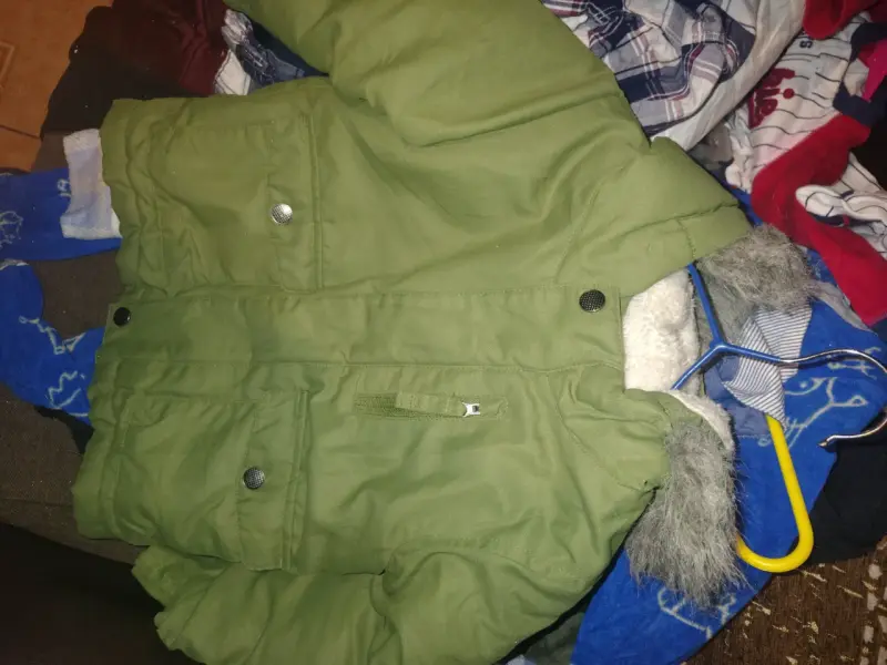 Chaqueta de cuadros para niño en tonos azules y blancos - 4