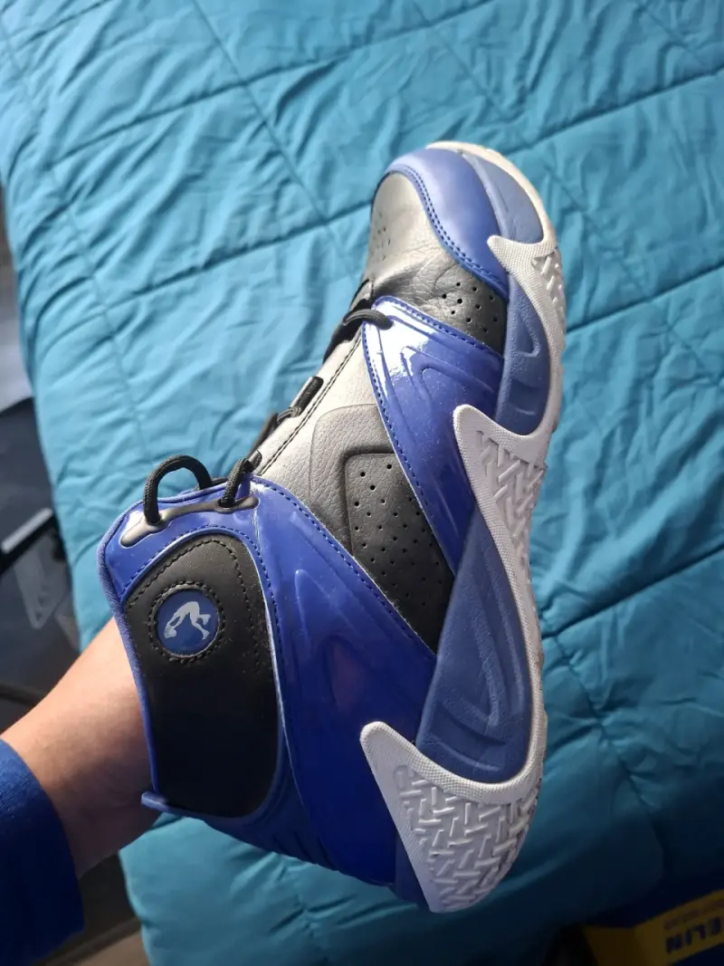 Zapatillas deportivas negras y azules para hombre - 2