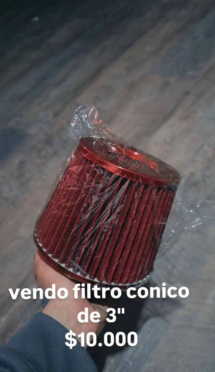 Filtro cónico de 3 pulgadas para auto