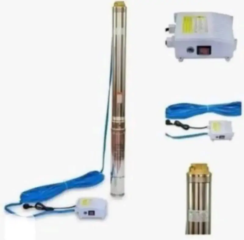 Bomba sumergible de acero inoxidable con controlador