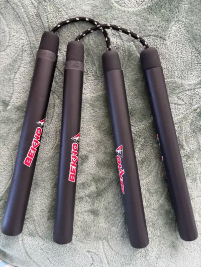 Nunchakus de entrenamiento Bekho negros - miniatura 2