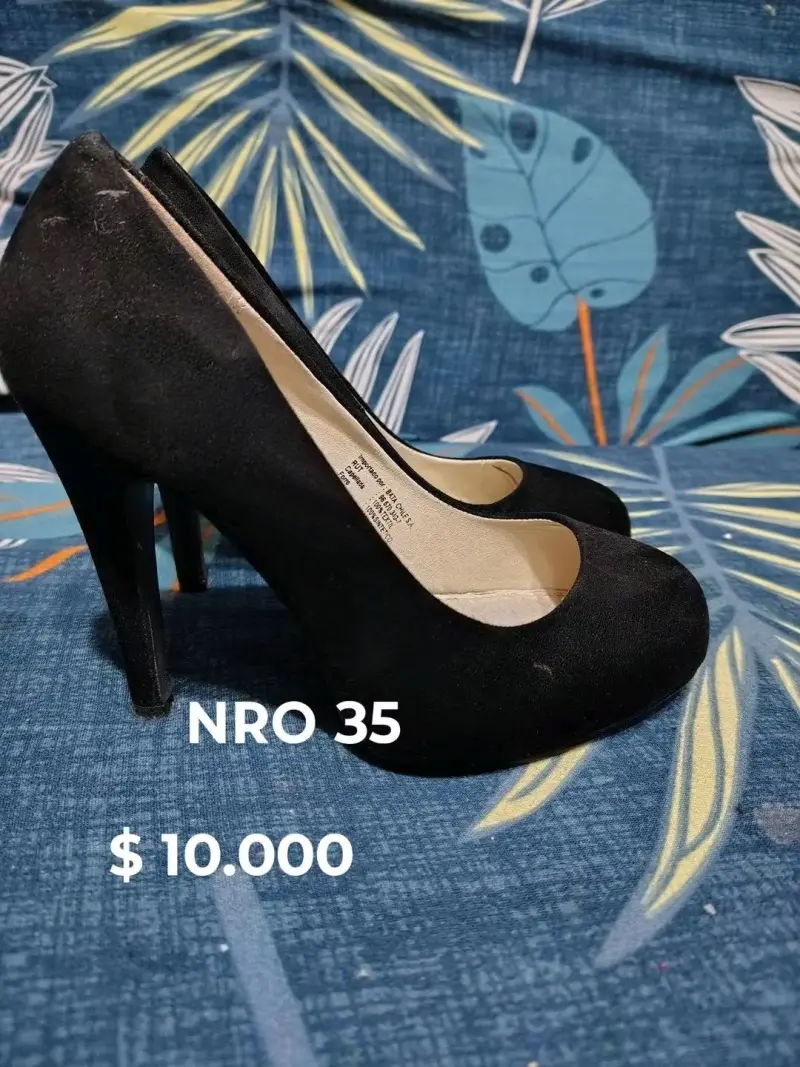 Zapatos de tacón alto negros talla 35 - 2