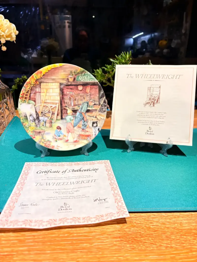 Plato decorativo Royal Doulton 'The Wheelwright' 1991 - 5