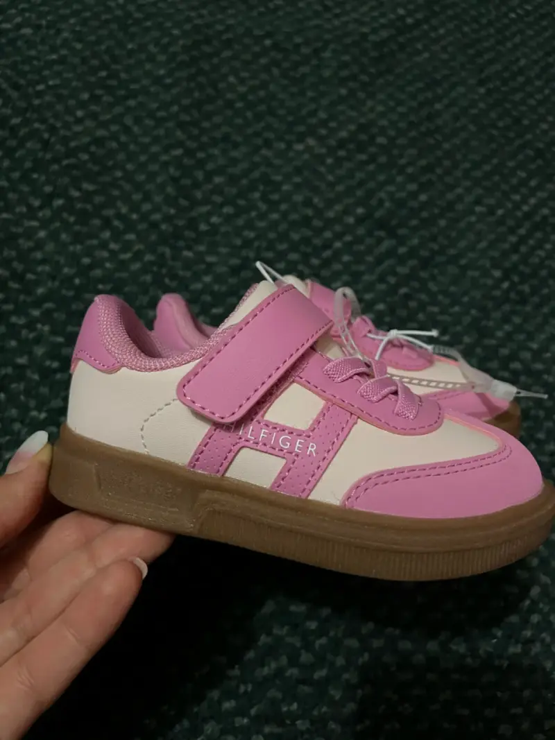 Zapatillas niña Tommy Hilfiger rosa - 1