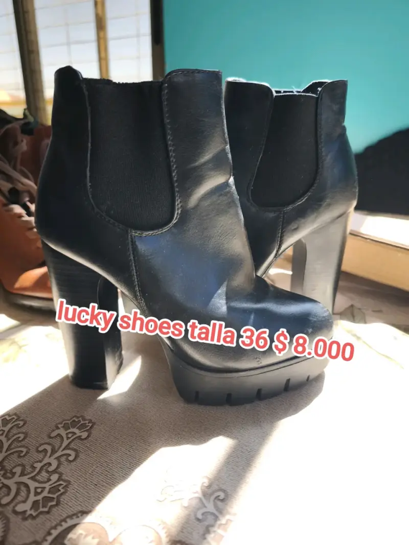Botines de cuero negro con cierre talla 39 nuevos - 5