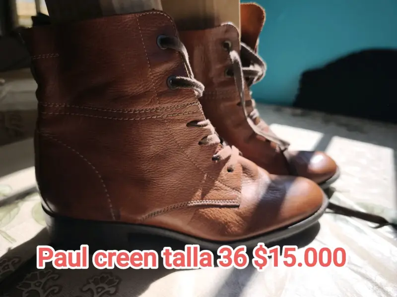 Botines de cuero negro con cierre talla 39 nuevos - 6