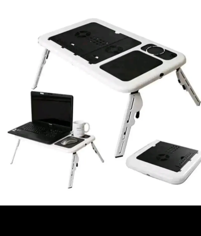 Mesa Plegable para Laptop con Ventilador, - 2