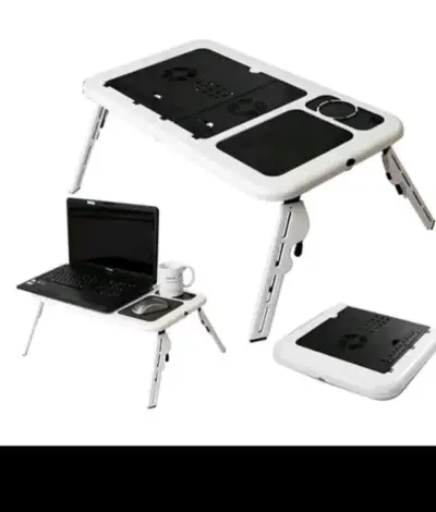 Mesa Plegable para Laptop con Ventilador, - miniatura 2