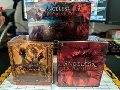 Cartas Ángeles y Demonios y Tinta Inmorta - miniatura 1