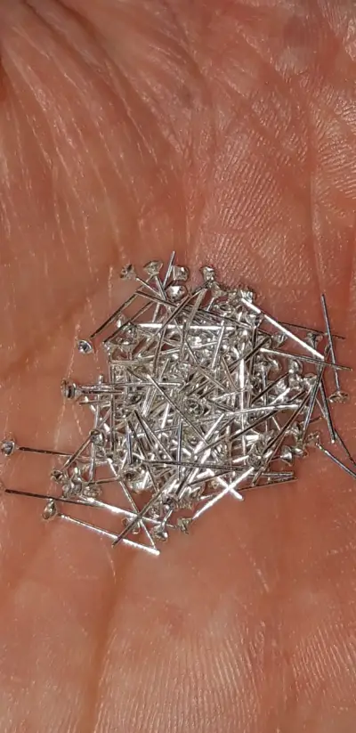 Set de 12 Piercings Nariz Plata 925 - miniatura 4
