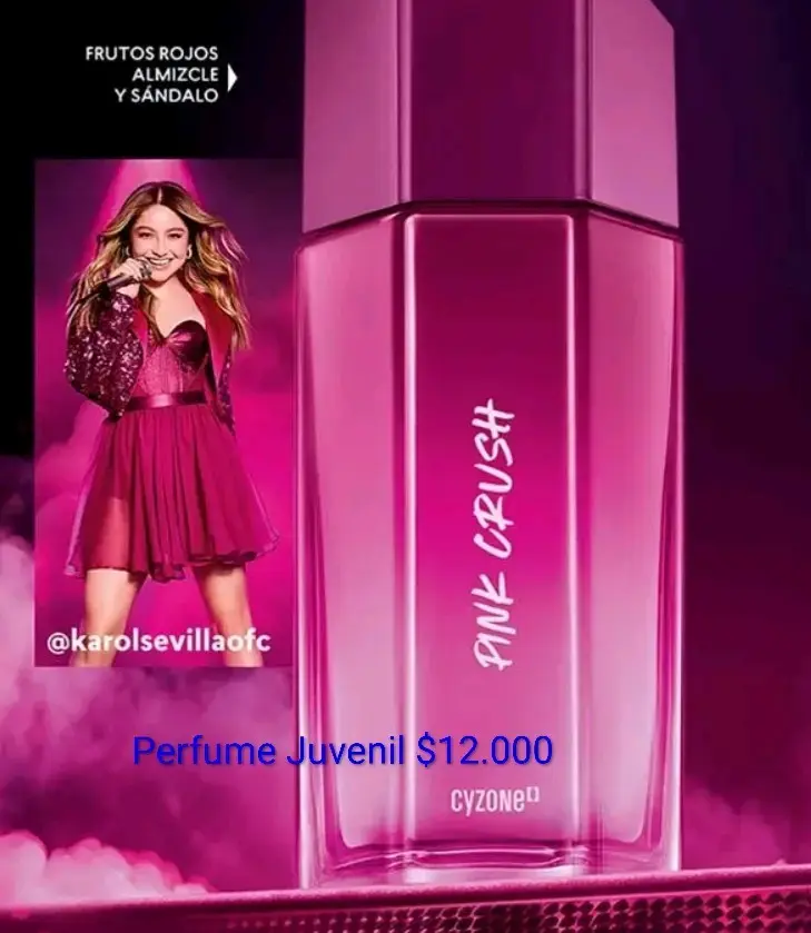 Perfume Cyzone Pink Crush Frutos Rojos