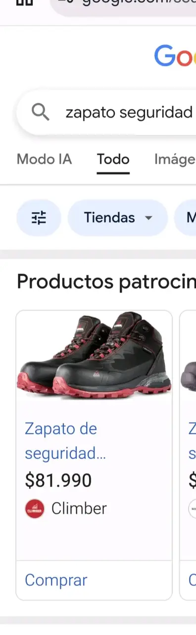 Zapatos de seguridad impermeables negras y rojas - miniatura 5