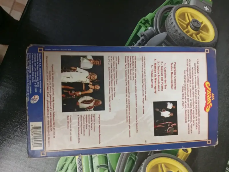 VHS Los Jaivas Homenaje 40 Años Gira Chile 2000 - 2