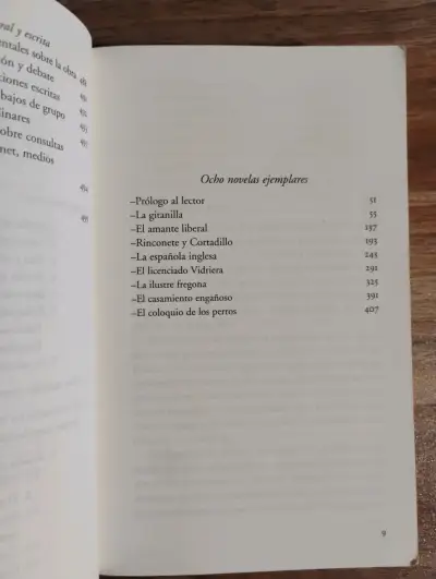 Libro Ocho Novelas Ejemplares de Miguel de Cervantes - miniatura 3