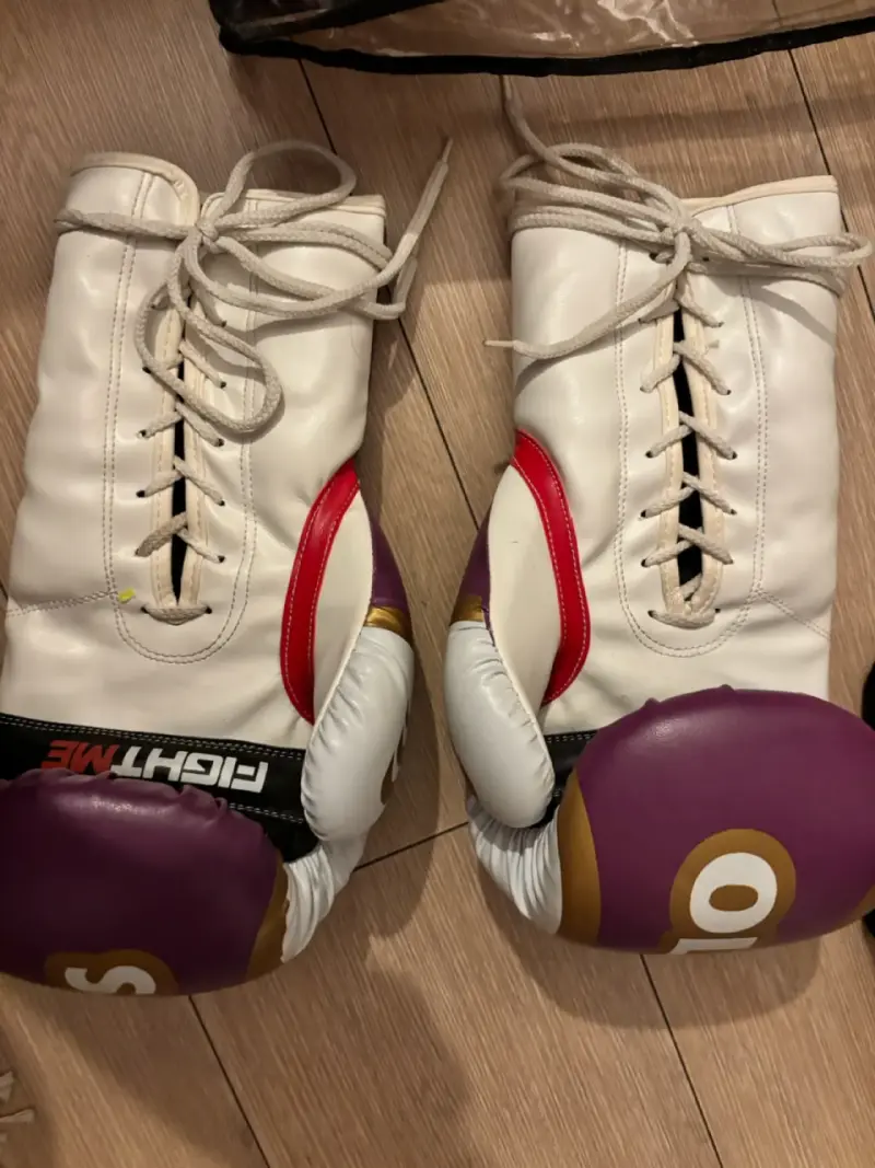 Set de boxeo con guantes Olympikus y cuerda - 4