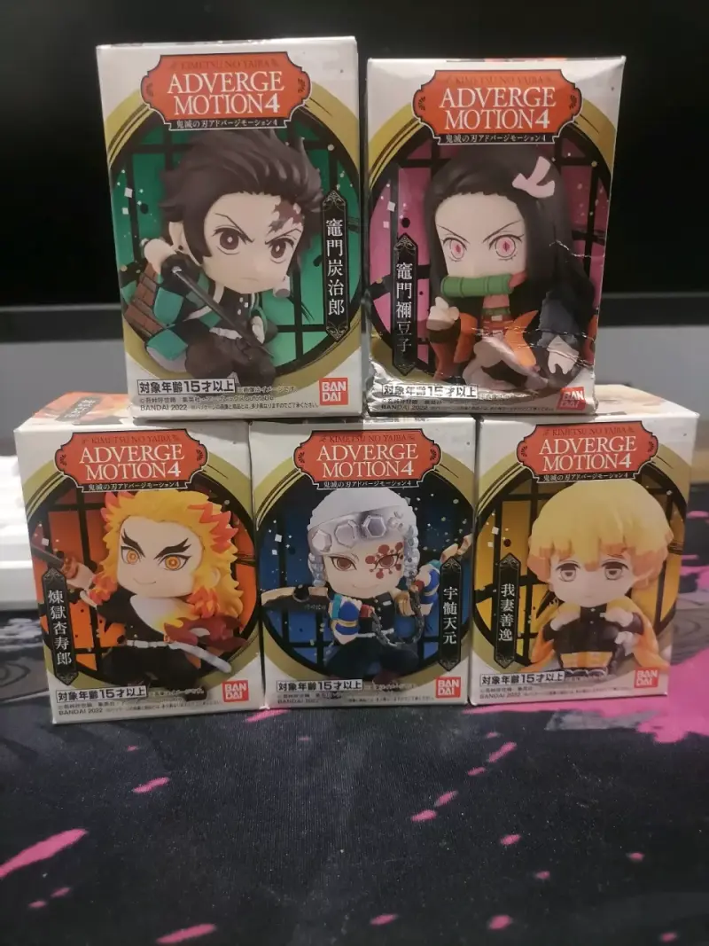 Set Figuras Kimetsu no yaiba Adverge Motion 4 - 1