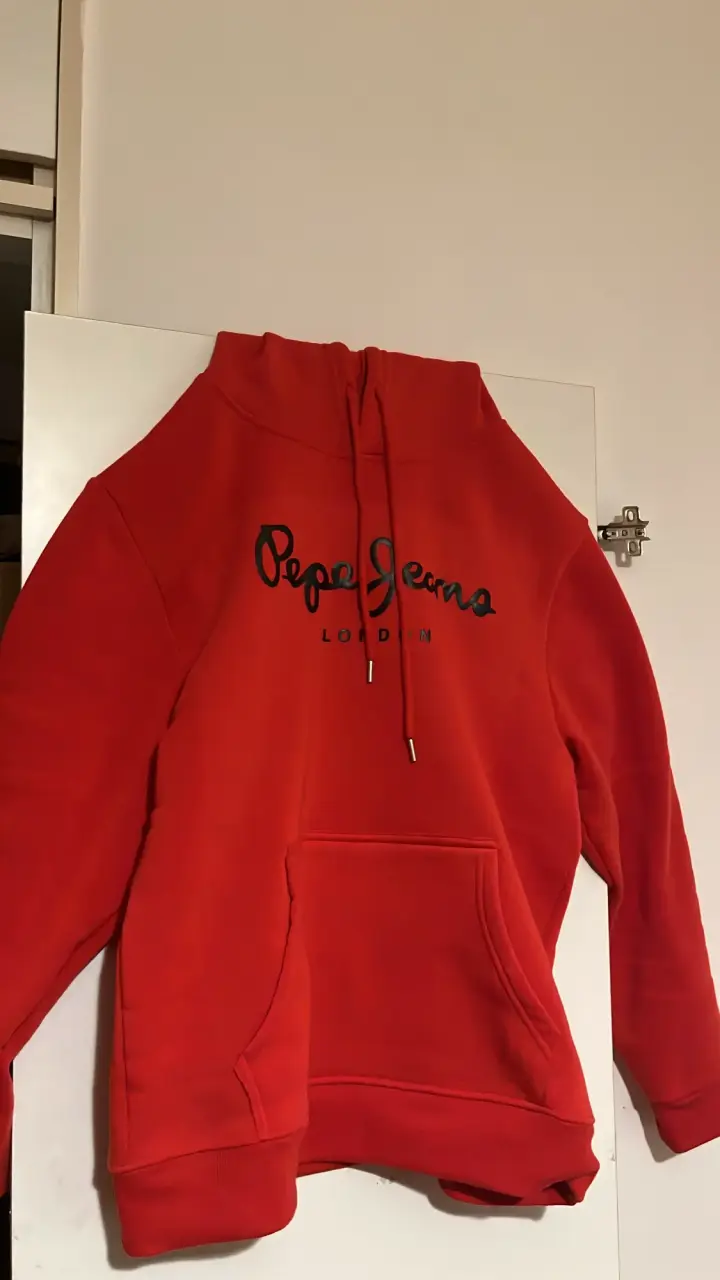 Polerón rojo Pepe Jeans con capucha - 1