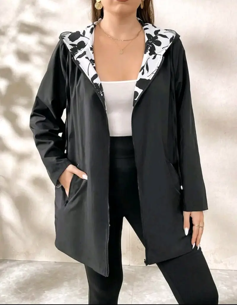 Cortavientos reversible mujer-Shein - 3