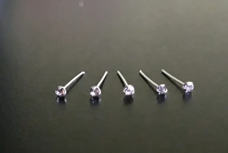 Set de 24 Piercings Nariz Plata 925 - 3