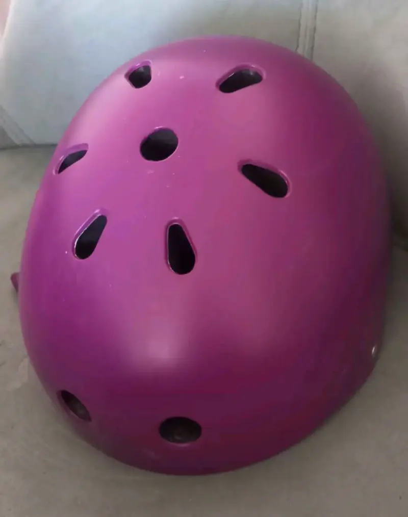 Casco de bicicleta morado para niños On Wheels - 5