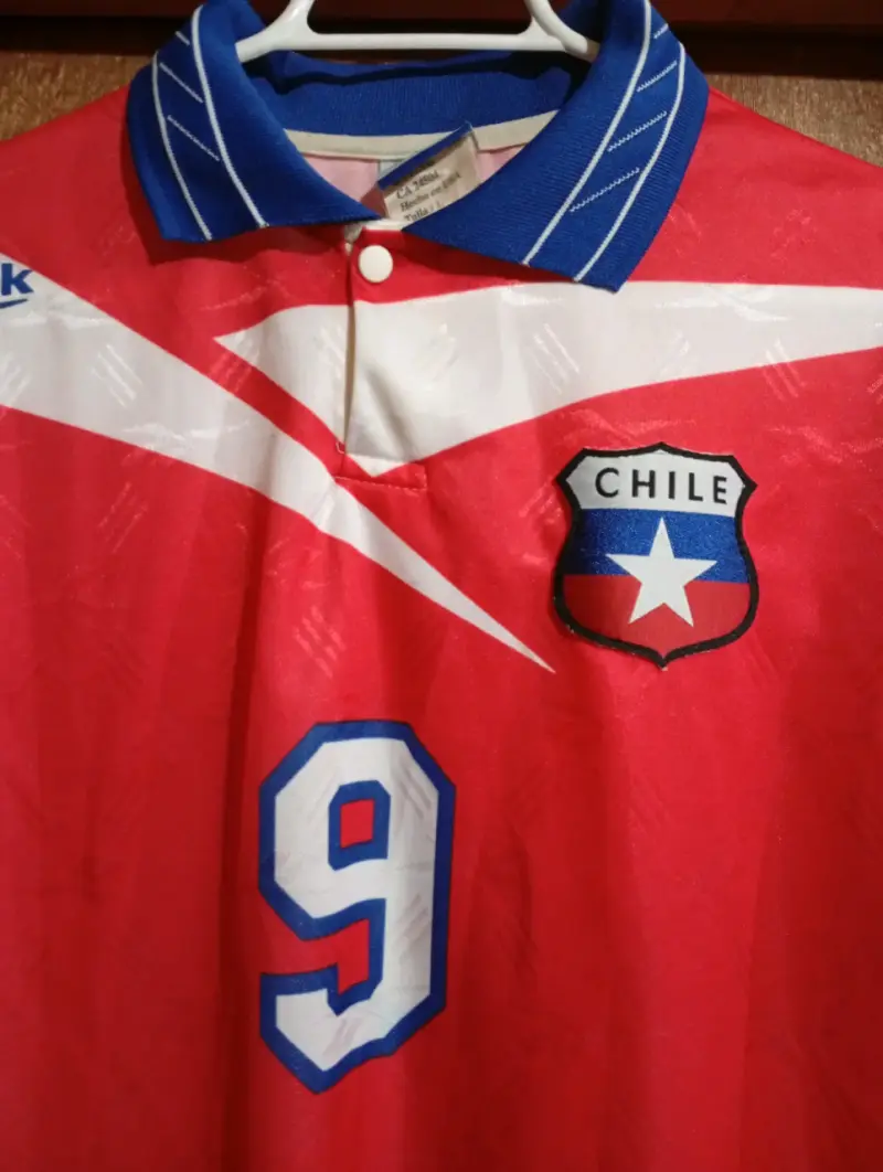 Camiseta de fútbol Chile Reebok número 9 - 4