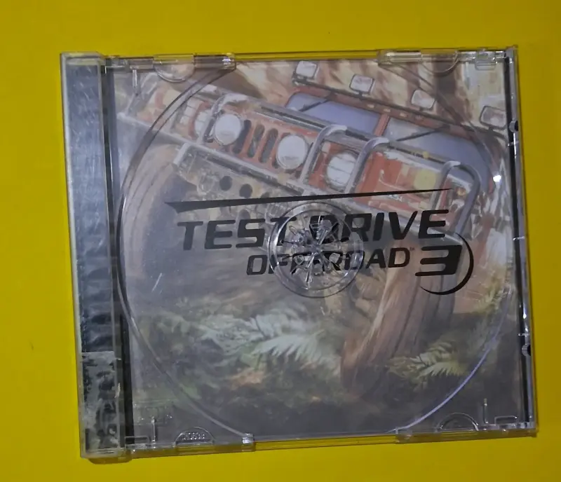 Portada Trasera Original Test Driver Off Road PS1 - 1