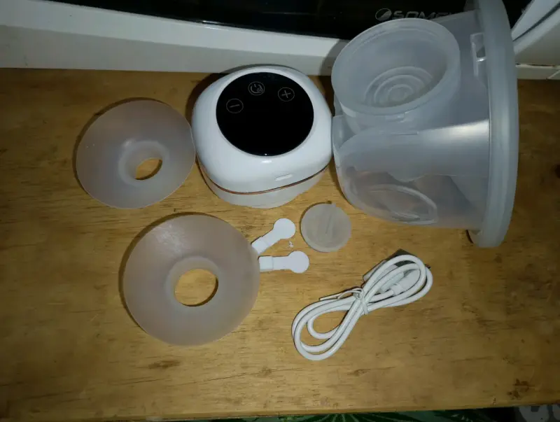 Extractor de leche eléctrico portátil con accesorios