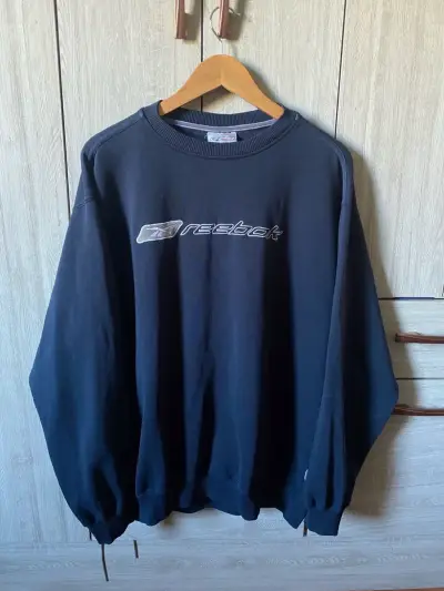 Polerón Reebok azul marino para hombre - miniatura 1