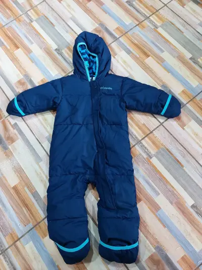 Enterito de invierno para bebé Columbia azul - miniatura 1