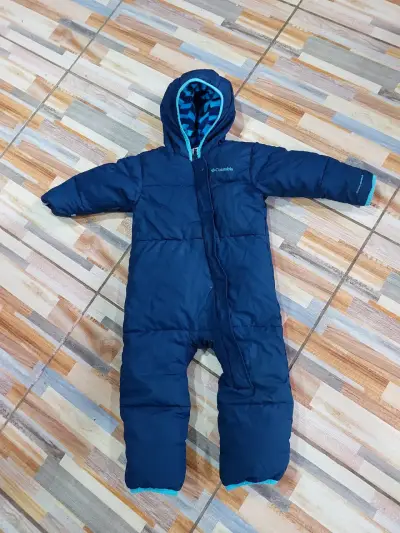 Enterito de invierno para bebé Columbia azul - miniatura 2