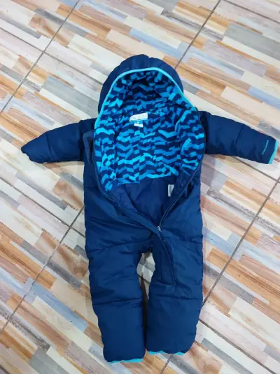 Enterito de invierno para bebé Columbia azul - miniatura 3